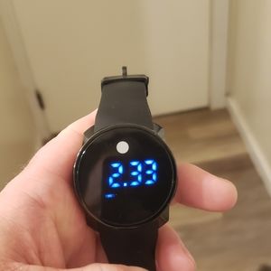 Mens Movado Bold watch L.e.d